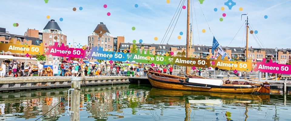 Almere 50 jubileumfeest bij de Havenkom