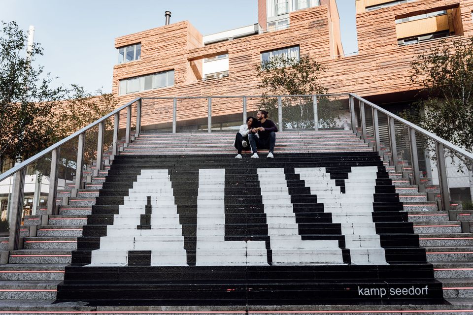 Stel op de ALY-trap in Almere